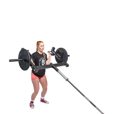 Fitness enthusiast using Berserker Press to target the upper body.