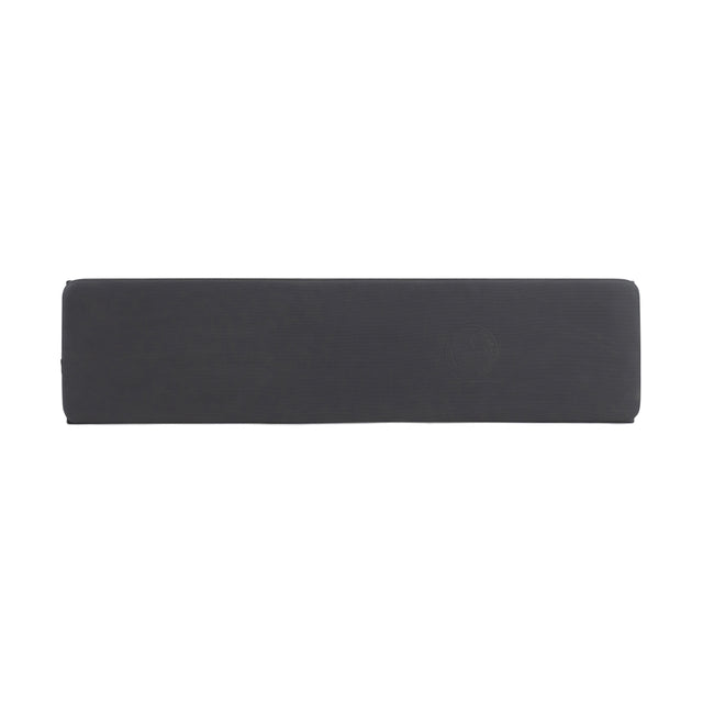 The Bells of Steel Utility Seat for Hydra/Manticore is a rectangular, dark gray foam bolster with smooth edges and a subtle embossed logo—ideal as a supportive utility seat during workouts.