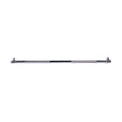 The Bells of Steel Double Hook Straight Bar Cable Attachment, featuring textured grips and angled ends, is attached to a cable machine against a white background—ideal for elevating your barbell workouts.