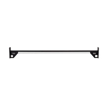 The Bells of Steel 70" Pull Up Bar is a black metal, wall-mounted bar with rectangular mounting brackets at each end, designed for indoor fitness and strength training.