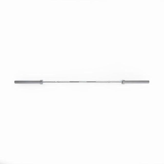 The Bells of Steel Olympic Weightlifting Barbell with needle bearings for smooth rotation is centered horizontally on a white background.