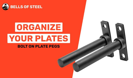 Organize Your Weight Plates with Bolt-On Plate Pegs