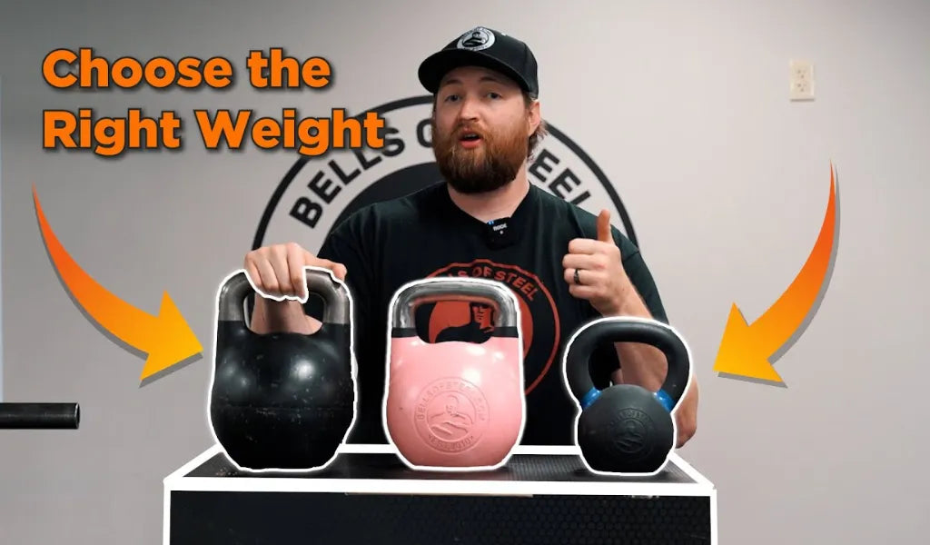 kettlebell weight selection chart women men