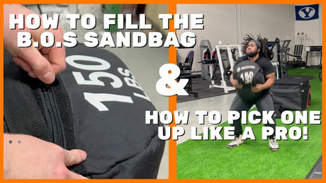 how to fill workout sandbag