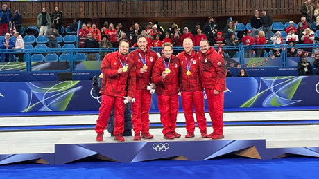 Canadian Men's Olympic Gold Podium