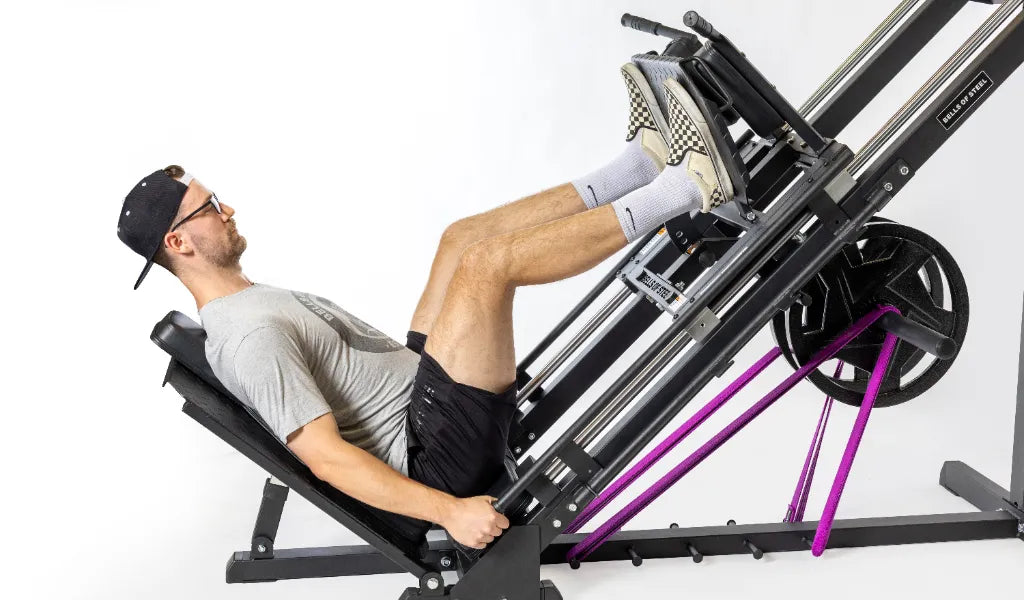 Leg press with weights hotsell