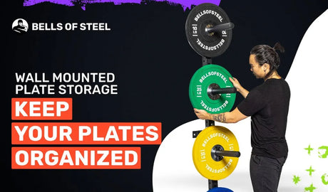Optimize Your Workout Space with the Wall-Mounted Plate Storage Rack