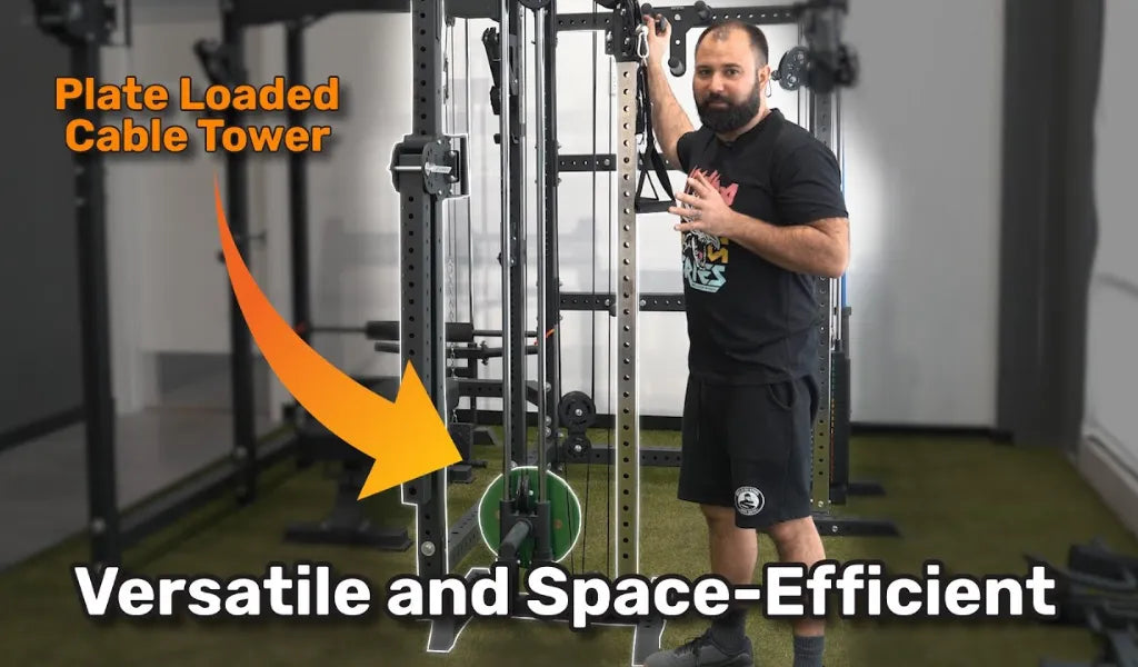 Add Hundreds of Exercises with the Plate Loaded Cable Tower