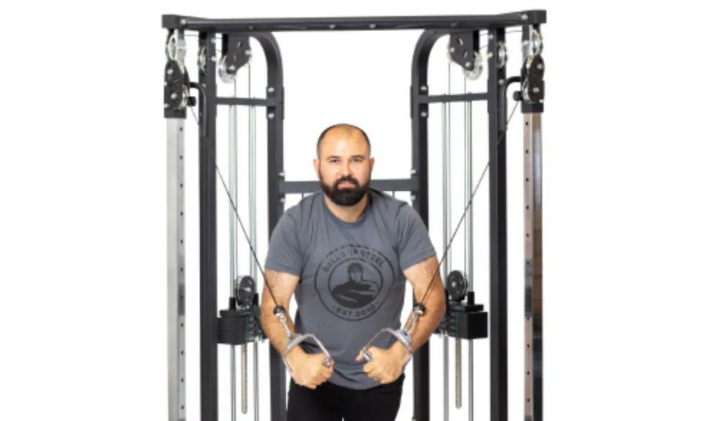 Fitness cable machine top