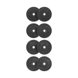 All-Black Bumper Plates - 230 LB Set