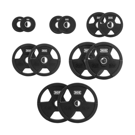 Rubber Coated Iron Weight Plates