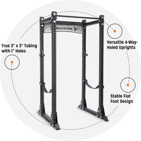 product image of Manticore Flat Foot Power Rack BUILDER with description