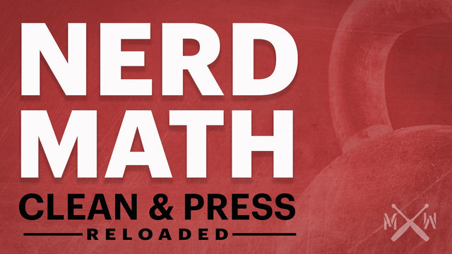 Text reads “Ultimate Kettlebell Bundle by Mark Wildman” in bold white and black letters on a red background with a faint kettlebell, plus Bells of Steel’s logo in the corner—ideal for those wanting expert digital instruction and breathing techniques.