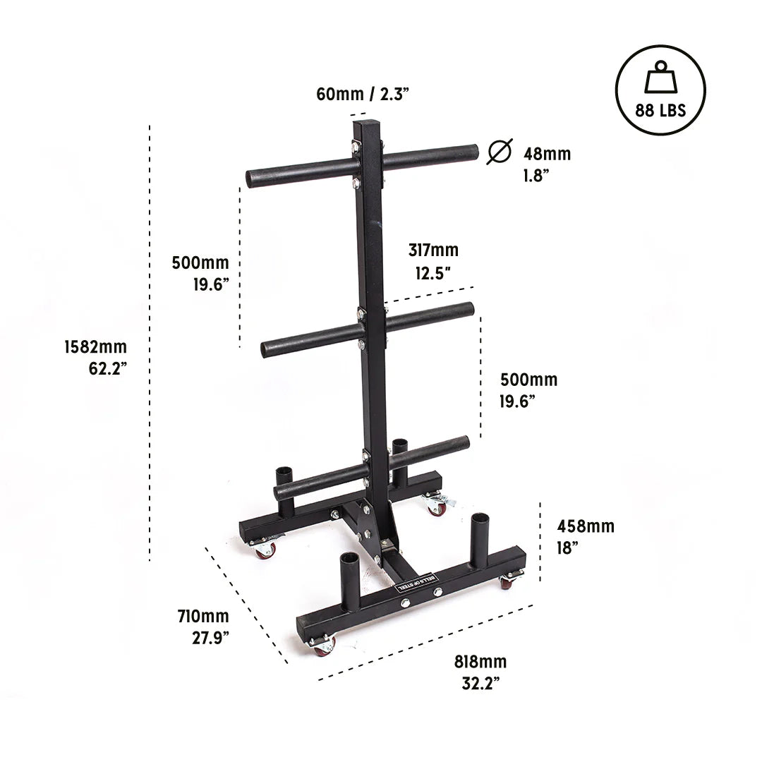 Bumper plate weight tree sale