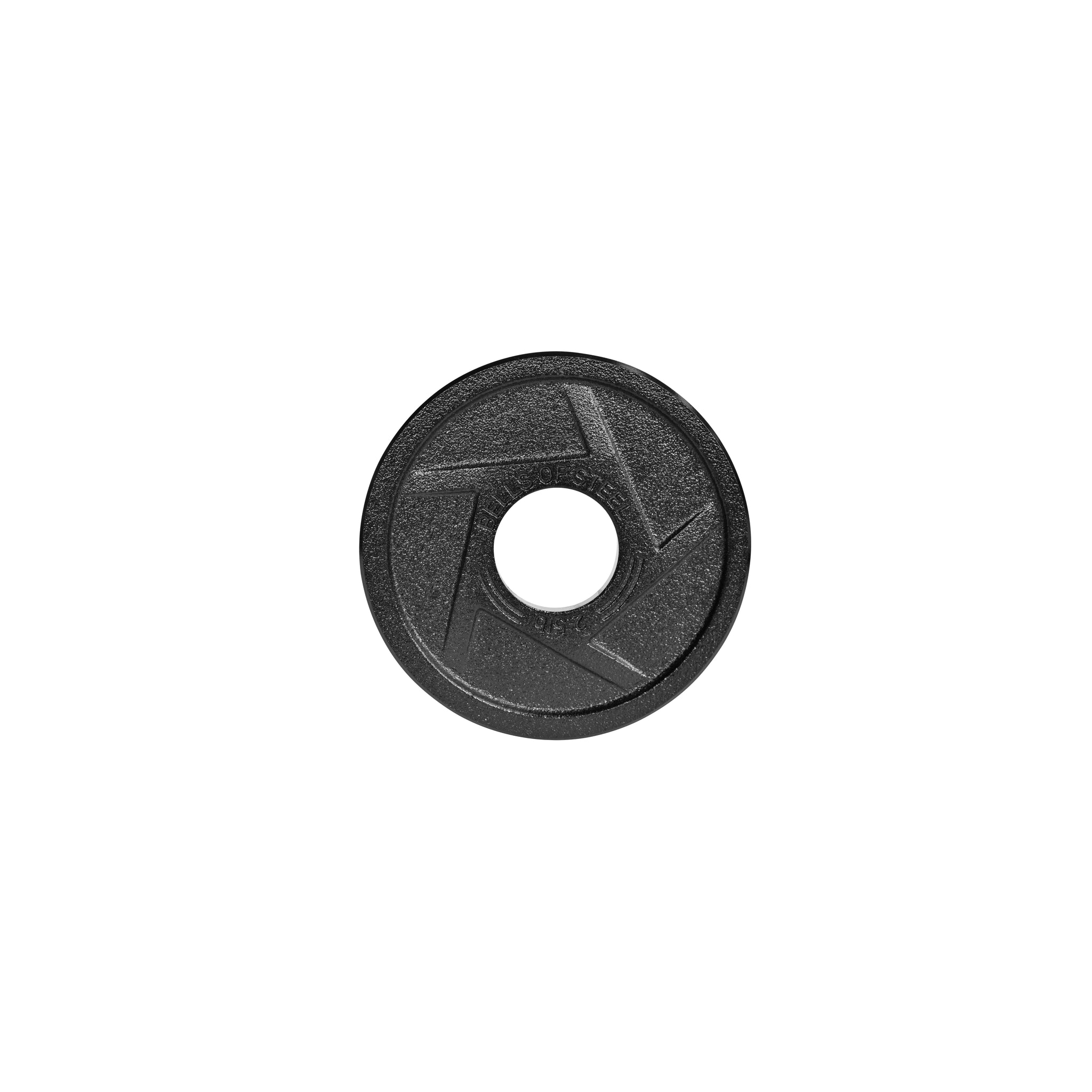 Black Mighty Grip Olympic Weight Plates - Bells of Steel