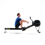 Athlete using Concept 2 RowERG with PM5