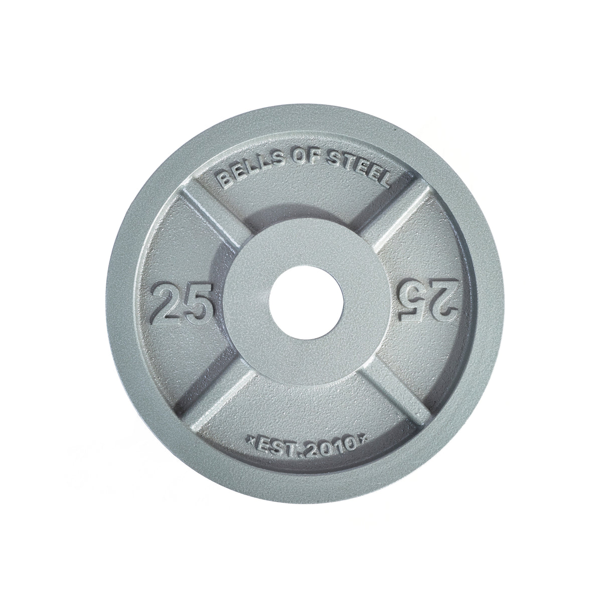 Machined Iron Olympic Weight Plates - 25 LB (Pair)