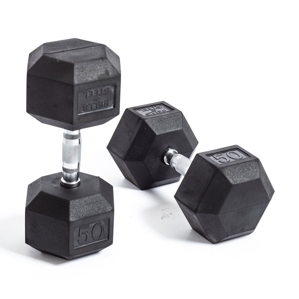 Ergo Rubber Hex Dumbbells