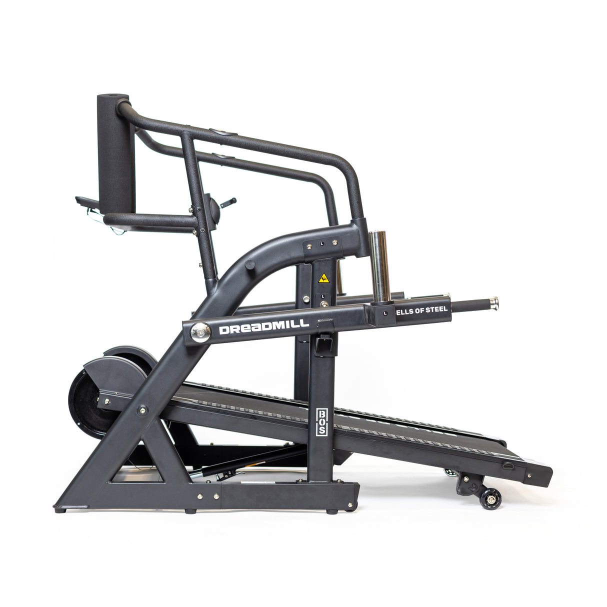 side view of the dreadmill