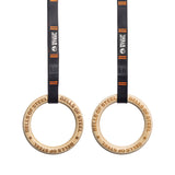 product image of the Wooden Gymnastic Rings with Straps