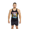 Male model wearing Bamboo Tank Tops front view