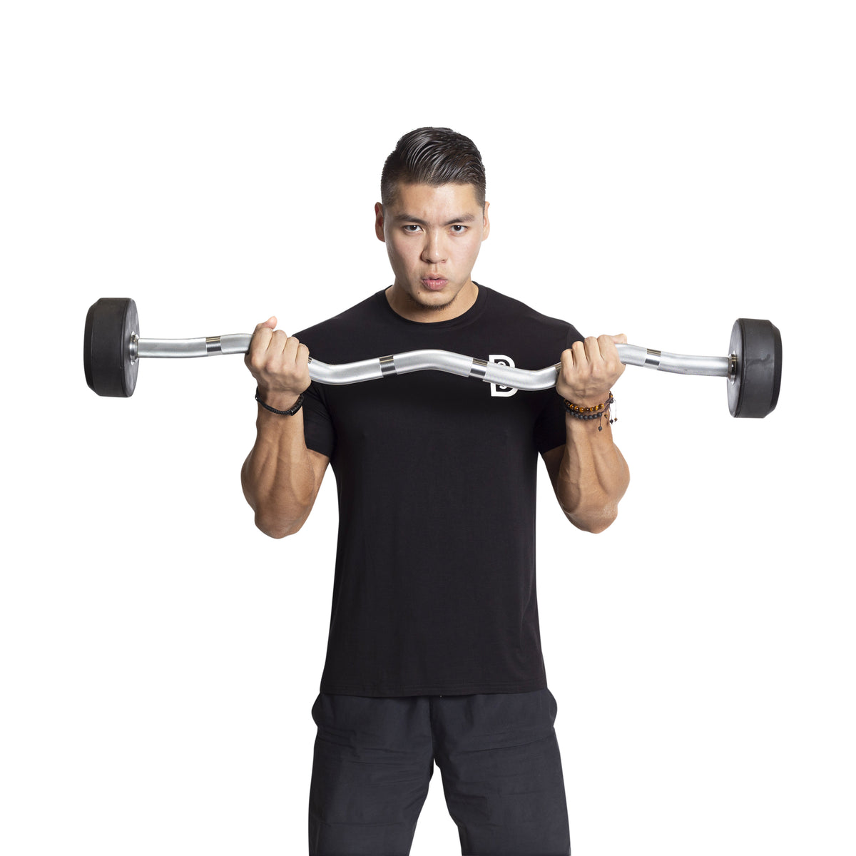 Curl Handle Fixed Barbells - Curled Handle - Bells of Steel