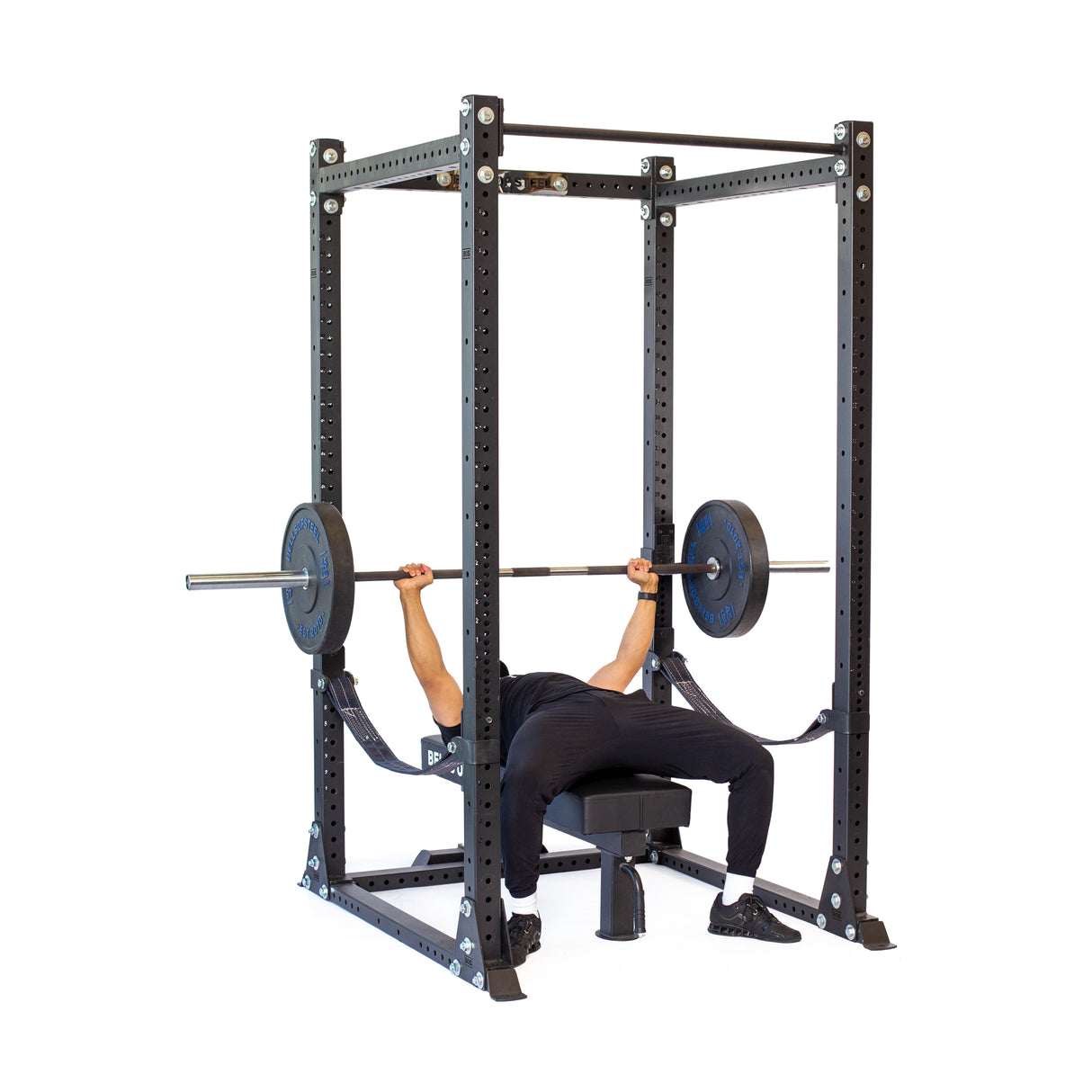 Hydra Flat Foot Power Rack Builder (3" x 3", ⅝" Holes)