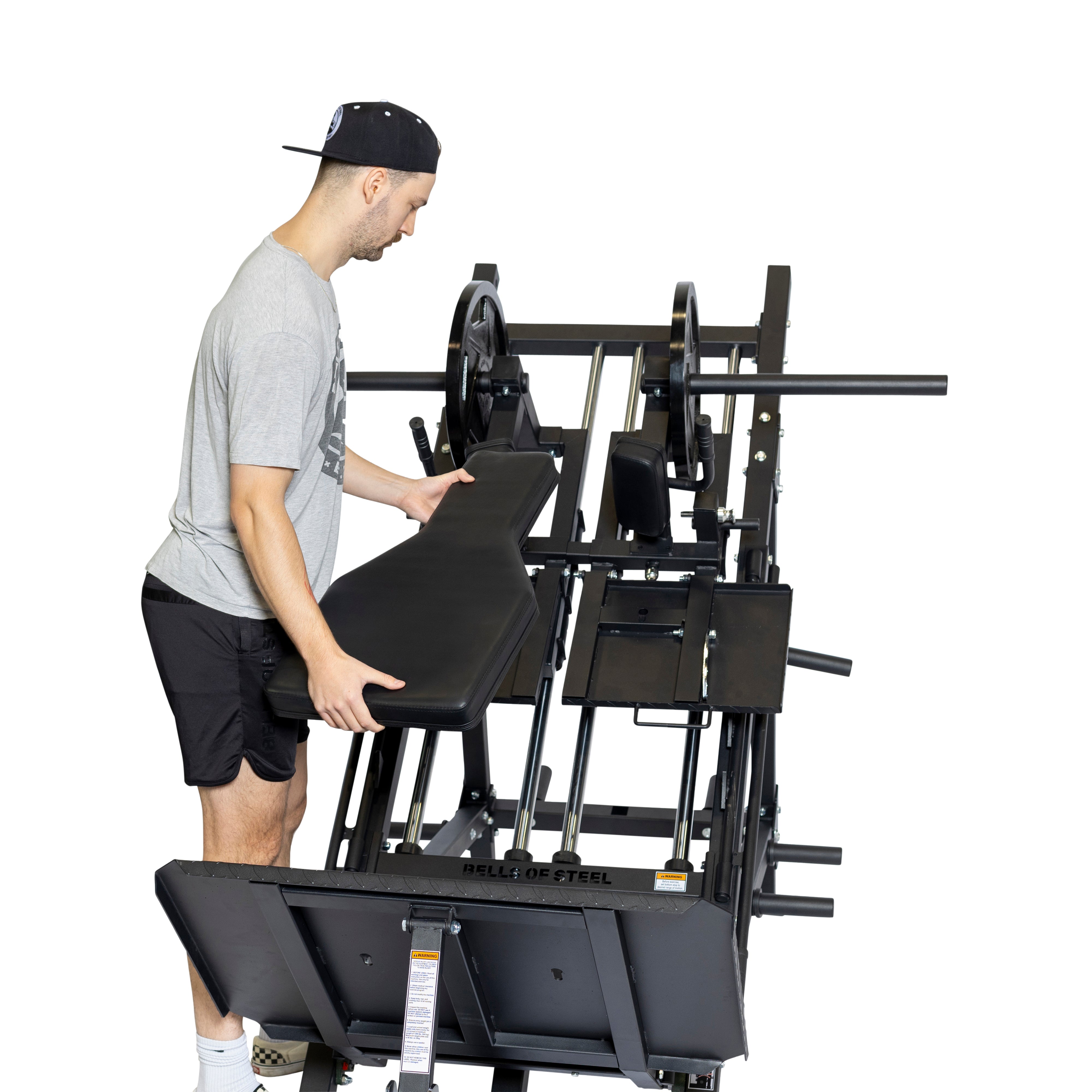 2-in-1 Iso Leg Press & Hack Squat Machine / The Juggernaut - Bells