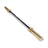 The Bells of Steel Olympic Weightlifting Barbell, featuring gold-colored sleeves, a black shaft, and premium needle bearings for smooth lifts, is displayed diagonally on a white background.