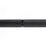 A close-up of the Bells of Steel Olympic Weightlifting Barbell shows its knurled grip and detailed center transition against a white background.