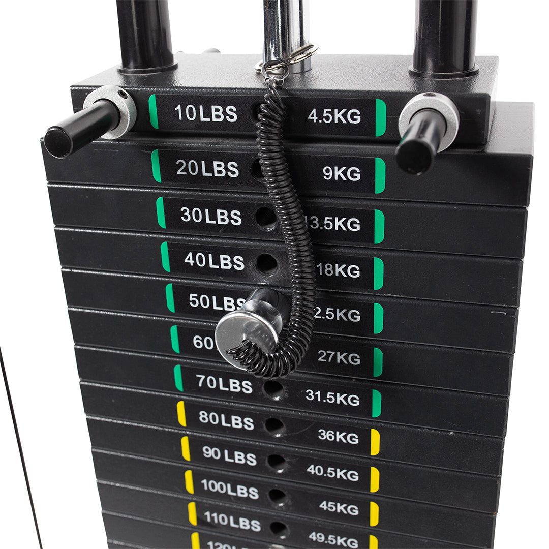 Lat Pulldown Low Row Machine Bells of Steel