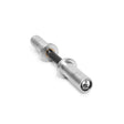 The Bells of Steel Loadable Dumbbell Handle features a black grip and silver ends with the brand logo on the end cap, shown on a white background—a versatile choice for any home gym setup.