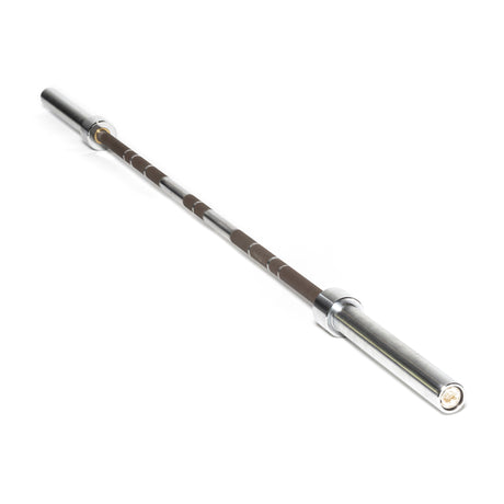 The Bells of Steel Hydra Seven Ring Bar features a silver metallic finish, knurled grips, seven hand placement rings, and rotating sleeves on each end, shown isolated on a white background.