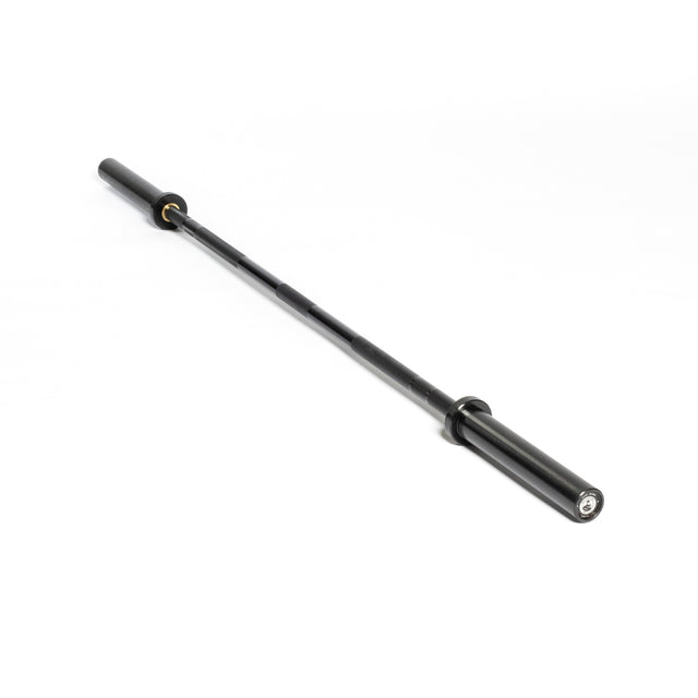 The Bells of Steel Short Utility Barbell is shown diagonally on a white background—perfect for enhancing any home gym setup.