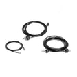 Three Bells of Steel Selectorized All-in-One Trainer replacement cables (Part #30, #31, #32) are coiled on a white background: two larger coils side by side and one smaller coil to the left, suitable for All-in-One Trainer or weight stack systems.