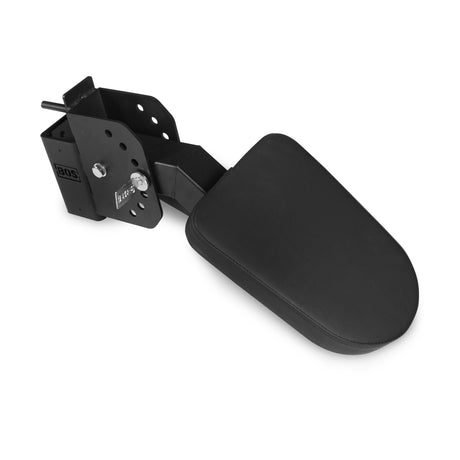 Bells of Steel Seal Row Pad Rack Attachment featuring a black padded row pad and an adjustable metal mount for chest supported rows.