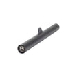 The Bells of Steel Fat Bar - Straight Handle Bar is a cylindrical black metal grip trainer with a front logo and a compact top mounting bracket, shown against a white background. Perfect for enhancing grip strength.