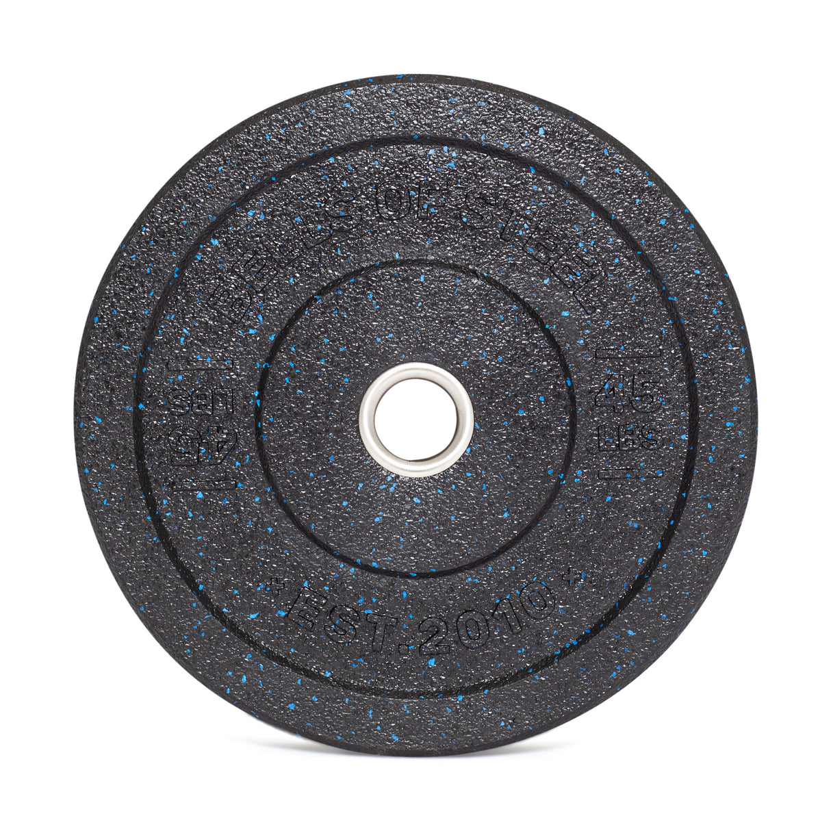 Crumb Bumper Plates for weightlifting front view