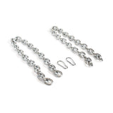 The Bells of Steel Chain Weight Vest, shown with chains and carabiner clips on a white background, is perfect for adding resistance to strength training or cardio workouts.