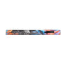 A vibrant, rectangular Lever Belt by Bells of Steel with blue, orange, and black patterns, bold graffiti-style "HYDRO" and "DOS" text on the front—powerlifting-inspired—and a digital display on the right side.