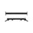 The Bells of Steel Coloured Globe Pull Up Bar set features two black metal attachments: a straight bar with multiple holes and an angled bar with three round grips and handle extensions, displayed on a white background.