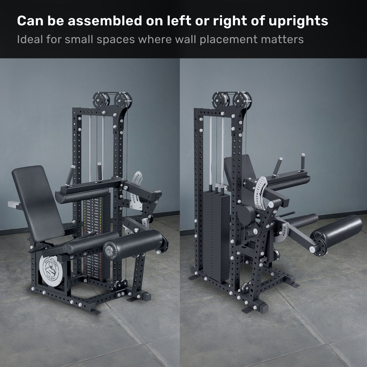Stack Loaded Leg Machines Basilisk Leg Extension & Curl Machine | 210–310 LB Stack - Bells of Steel