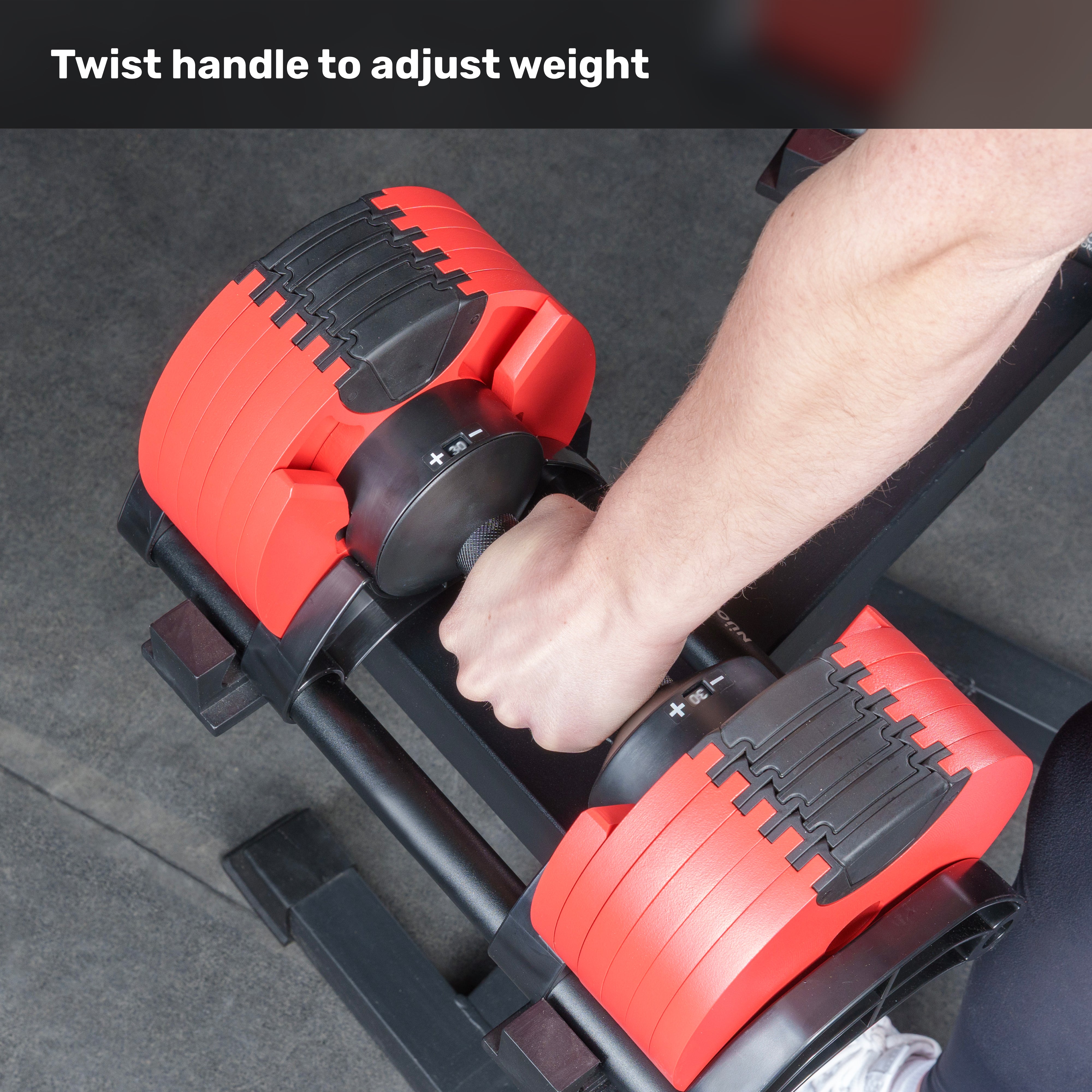 NÜOBELL Adjustable Dumbbells - Bells of Steel