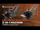Leg Press Hack Squat Machine