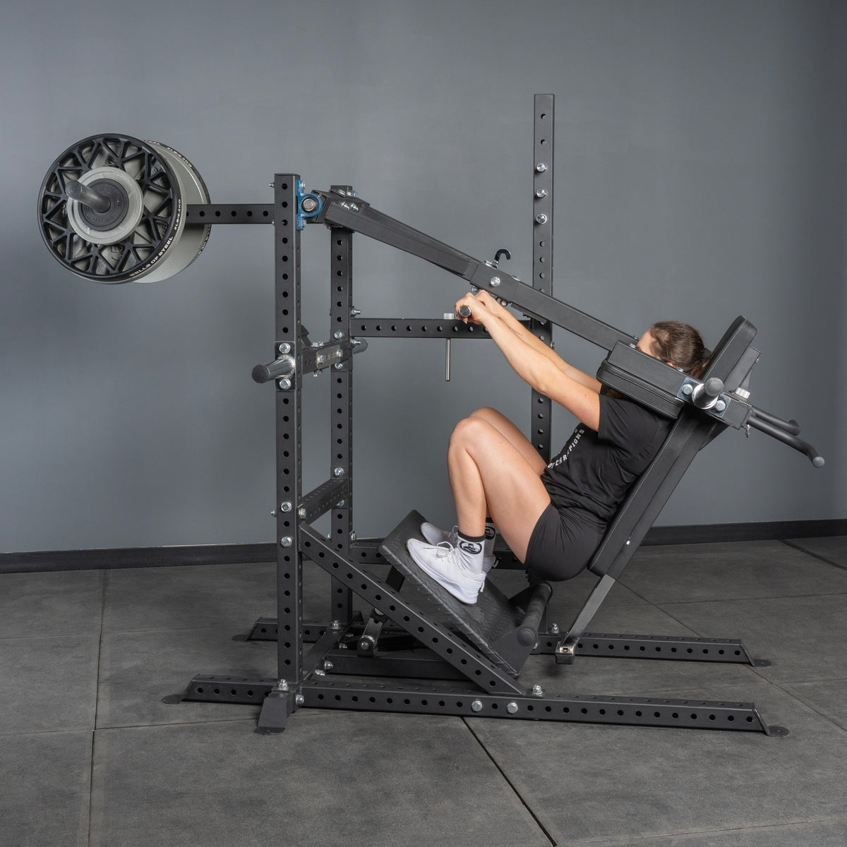 Small Pendulum Squat Racks Pandemonium Squat – 3-in-1 Pendulum Squat / Calf Press / Viking Press ...