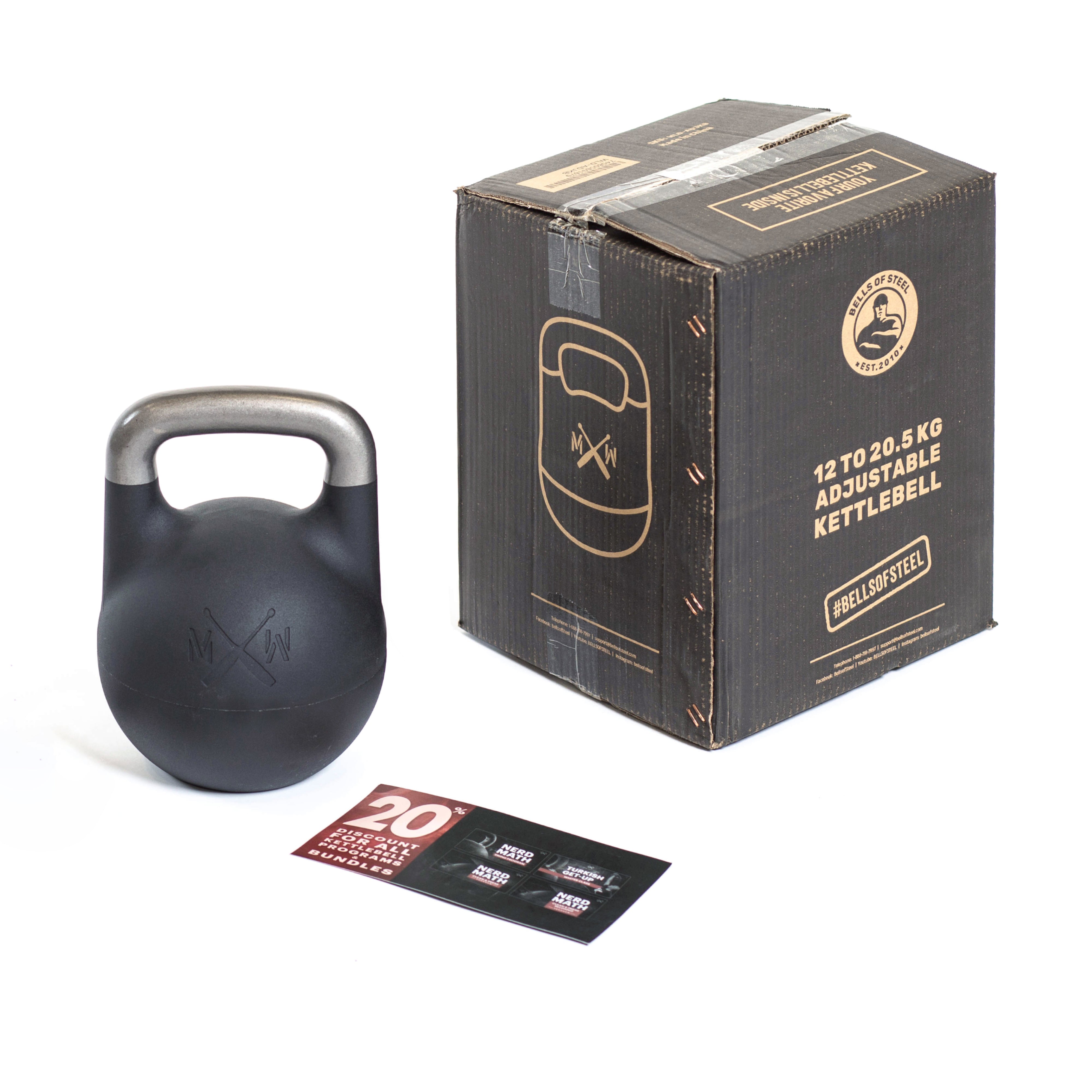 Mark Wildman Adjustable Kettlebells - Bells of Steel